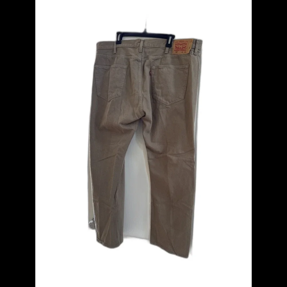 Levi's 501 Men's 42x30 Tan Button-fly Heavy Denim 00501-1212‎